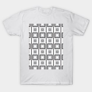 Square Geometric Pattern T-Shirt